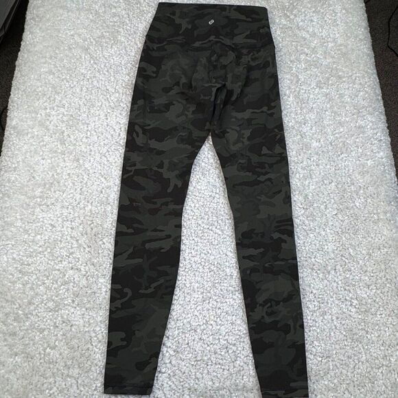 Lululemon Align High Rise Legging Gator Green Camo - Picture 3 of 11